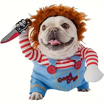 Dog Halloween Costume - Pet Deadly Doll