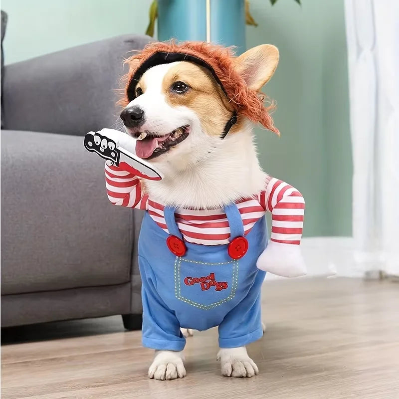 Dog Halloween Costume - Pet Deadly Doll