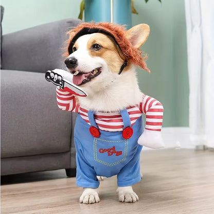 Dog Halloween Costume - Pet Deadly Doll