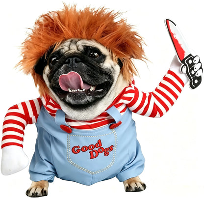 Dog Halloween Costume - Pet Deadly Doll