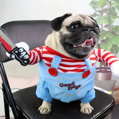 Dog Halloween Costume - Pet Deadly Doll