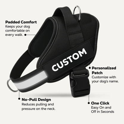 Personalized No-Pull Dog Harness